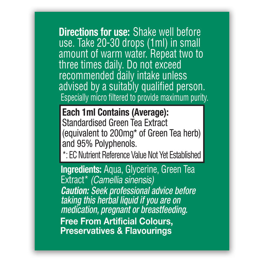 HealthAid Green Tea (Camellia Sinensis) Liquid 3