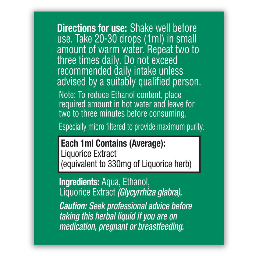 HealthAid Liquorice (Glycyrrhiza glabra) Liquid 3