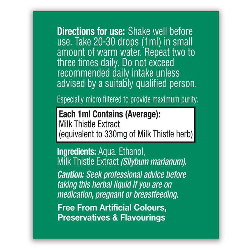 HealthAid Milk Thistle (Silybum msrianum) Liquid 3