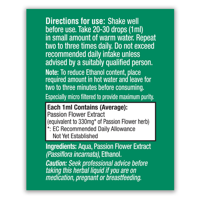 HealthAid Passion Flower (Passiflora incarnata) Liquid 3