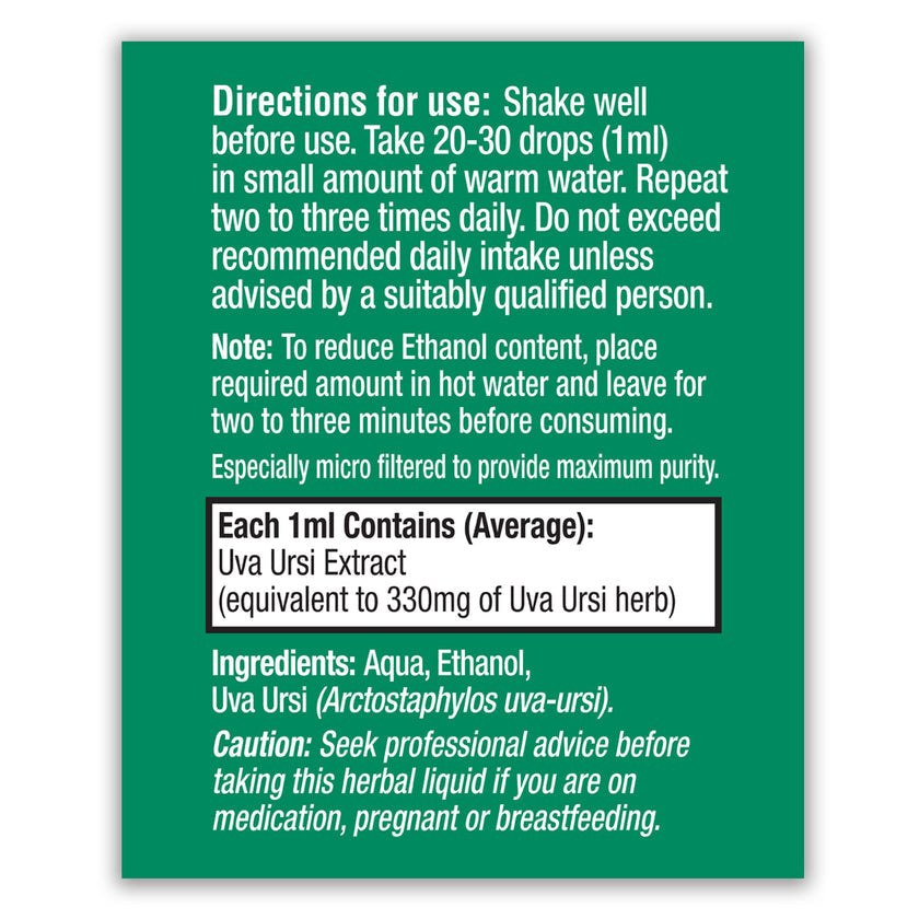 HealthAid Uva Ursi (Arctostaphylos uva-ursi) Liquid 3
