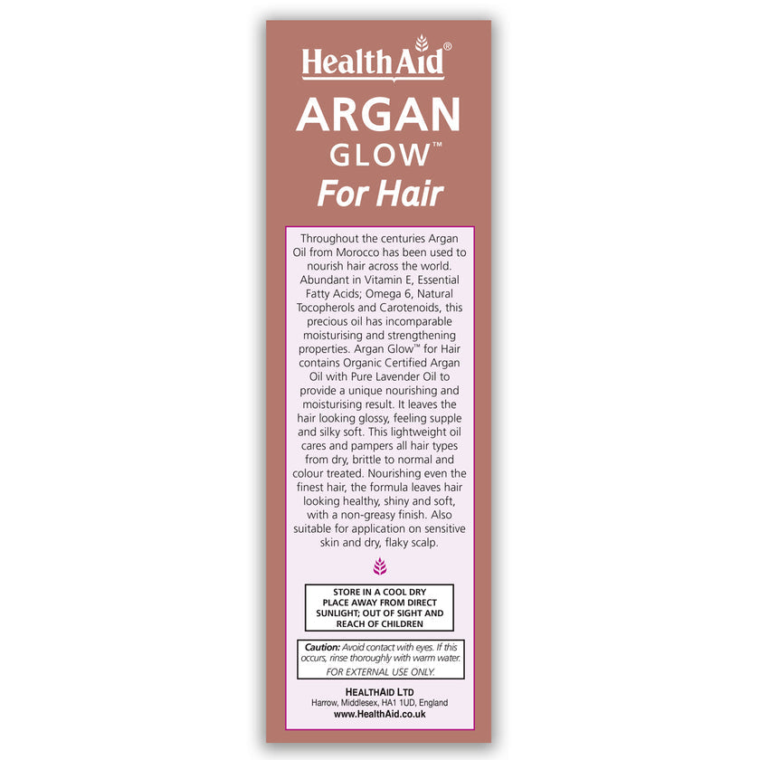 HealthAid Argan Glow Hair Oil 3