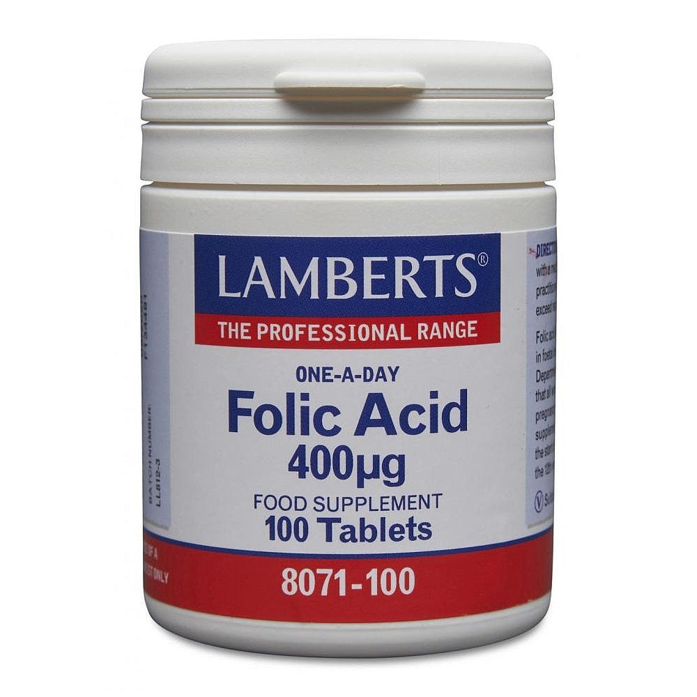 Lamberts Folic Acid 400µg