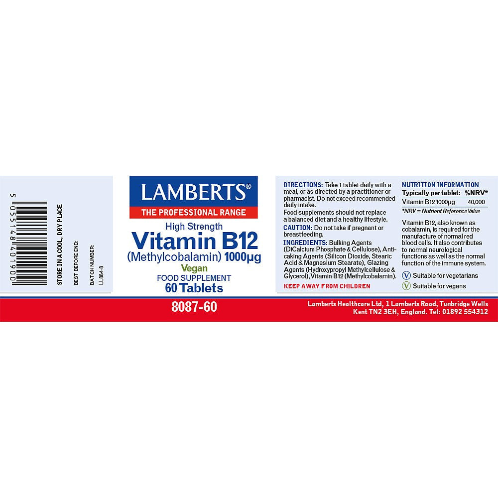 Lamberts Vitamin B12 1000ug 3