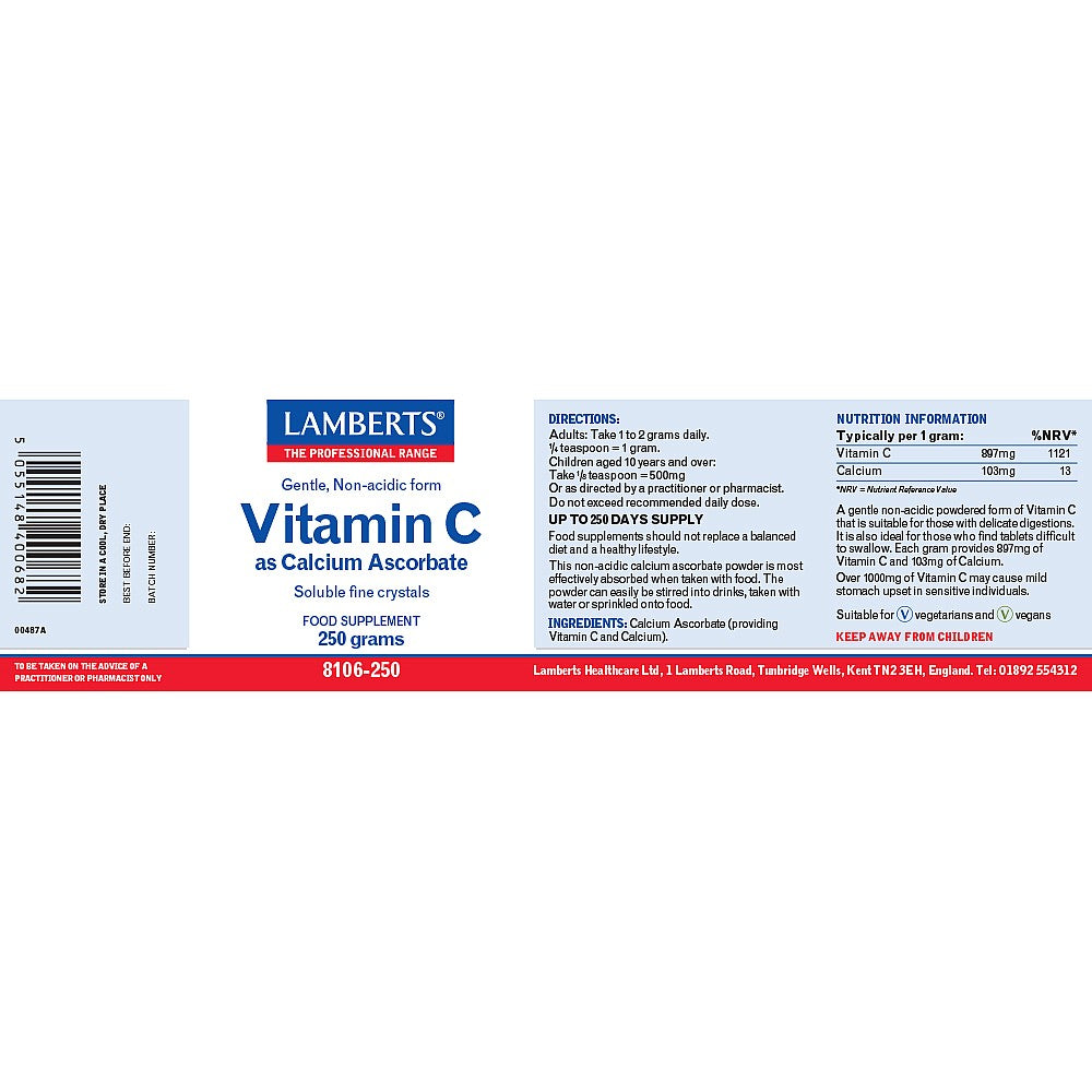 Lamberts Calcium Ascorbate Powder 3