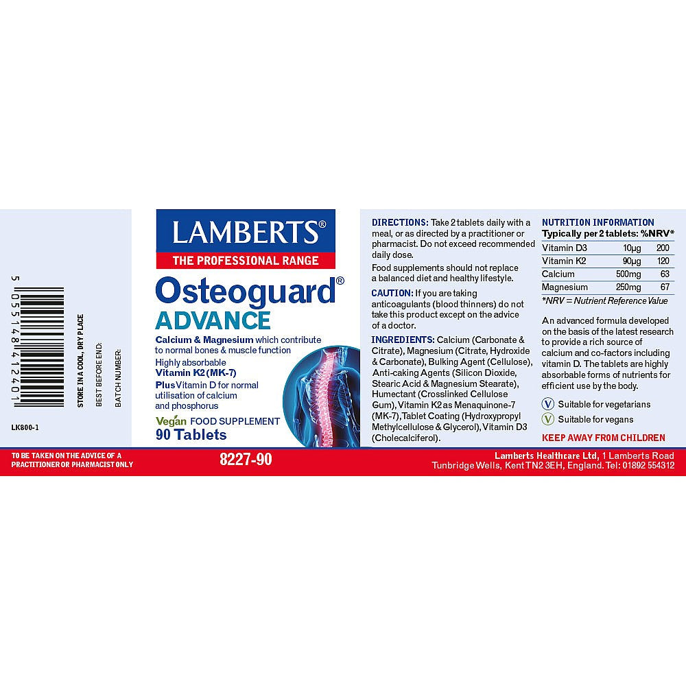 Lamberts Osteoguard® Advance 90 tablets 3