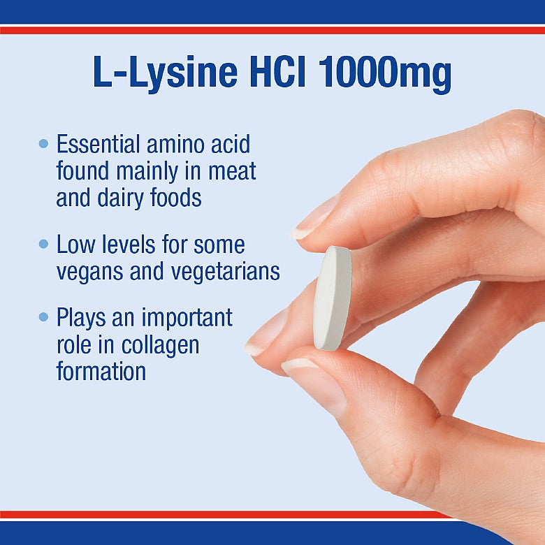 Lamberts L-Lysine 1000mg 120 tablets 4