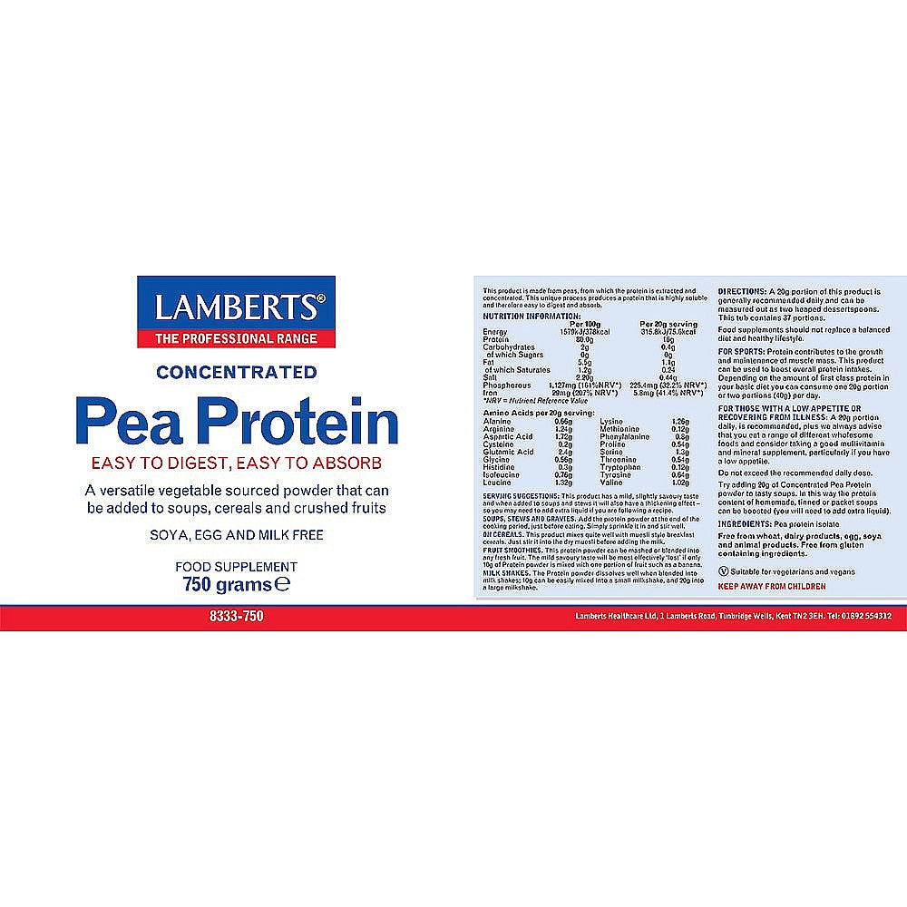 Lamberts Pea Protein (powder) 3