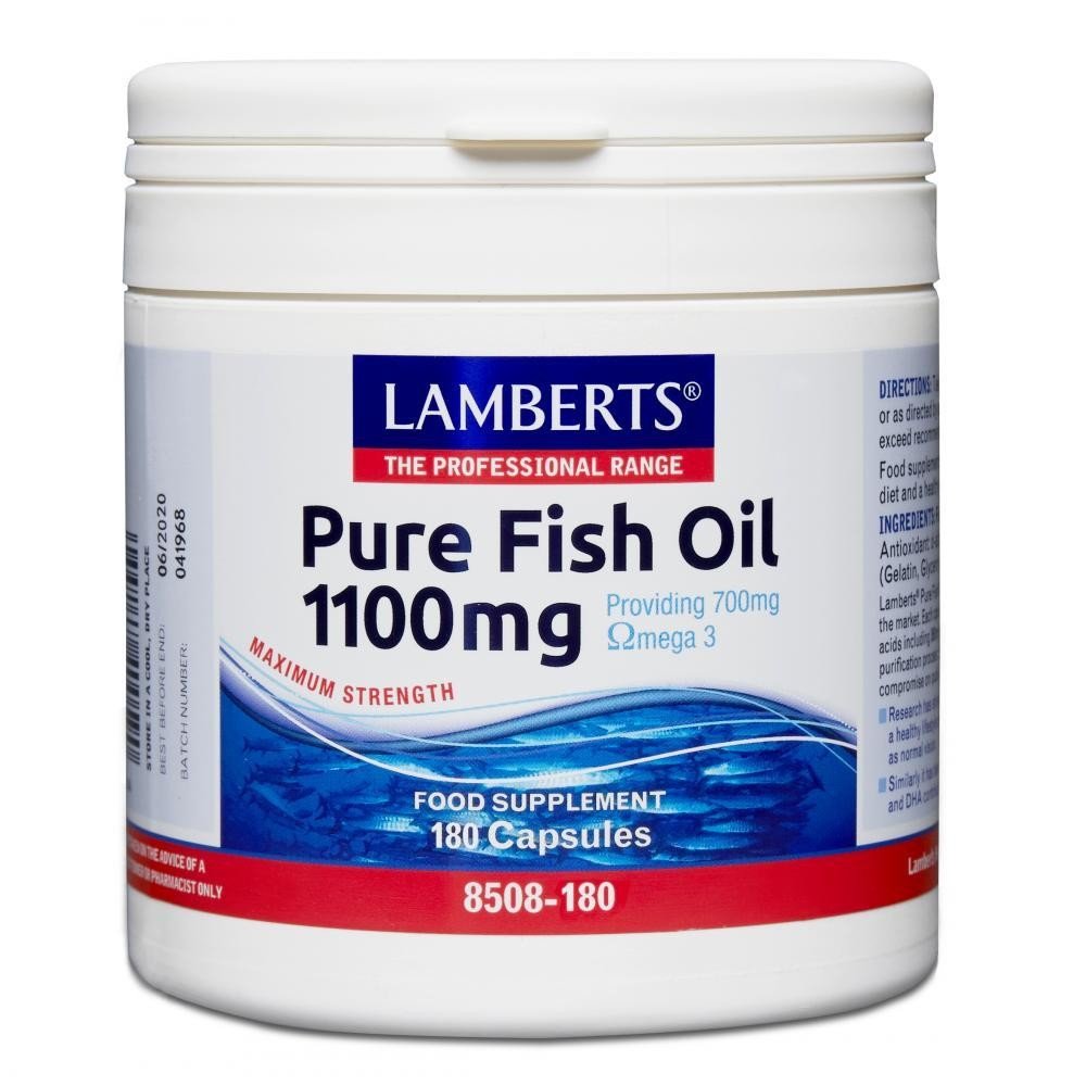Lamberts Pure Fish Oil 1100mg image 0