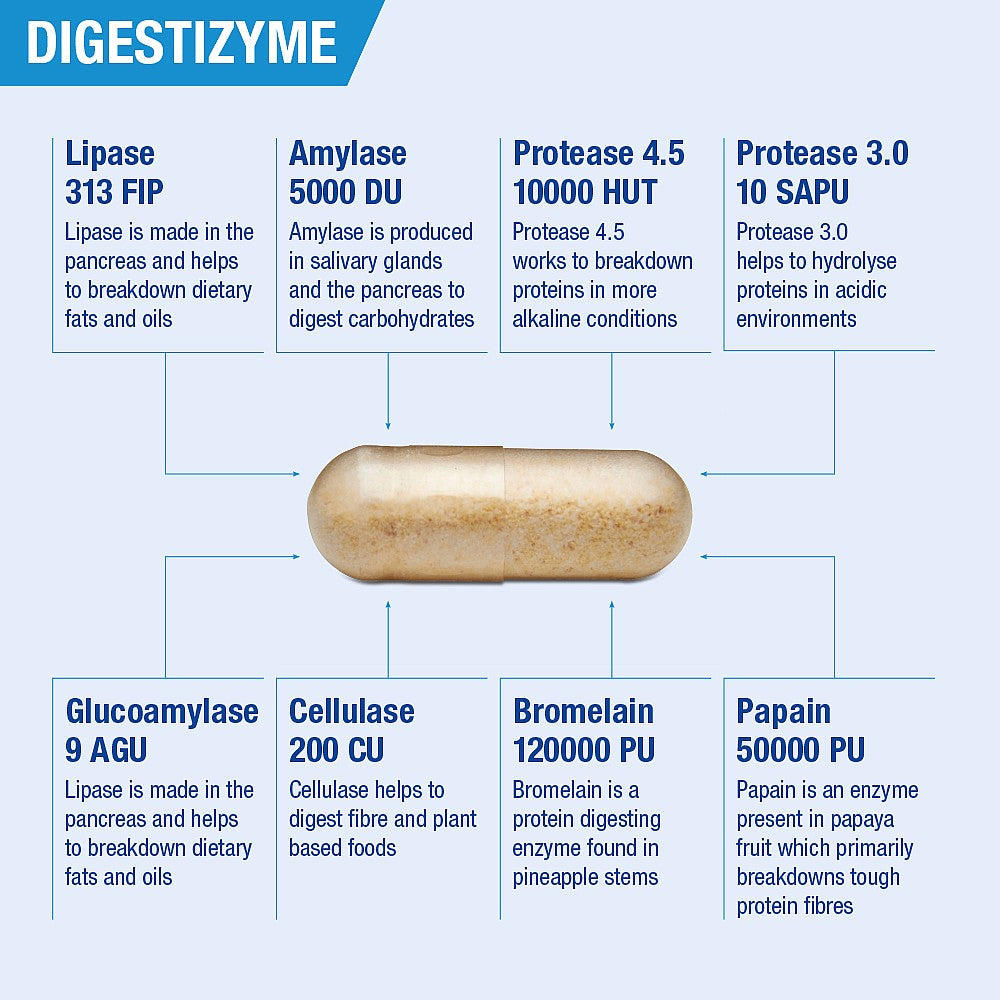 Lamberts Digestizyme® 100 Capsules 3