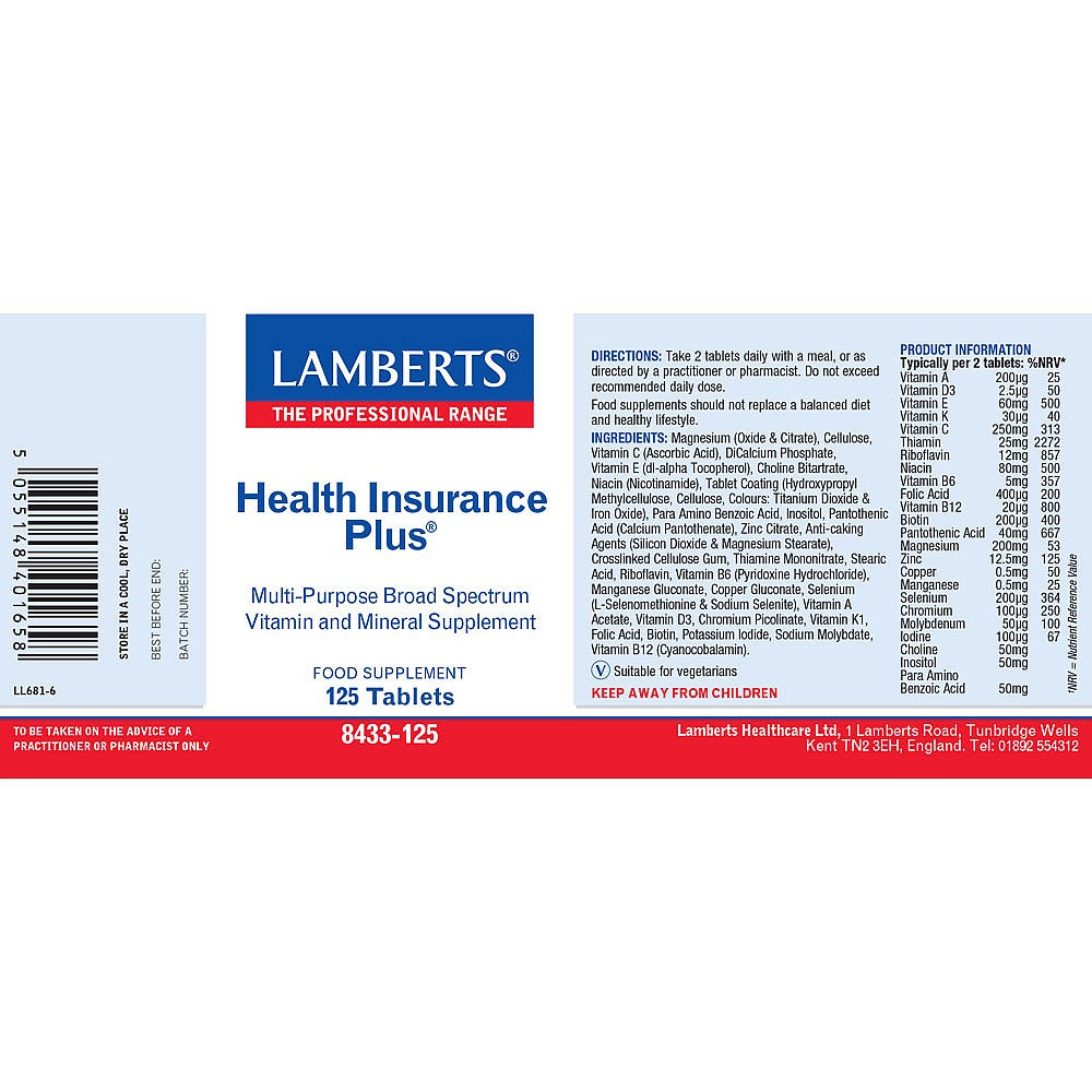 Lamberts Health Insurance Plus® 3