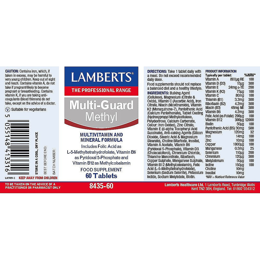 Lamberts Multi-Guard® Methyl 60 tablets 6