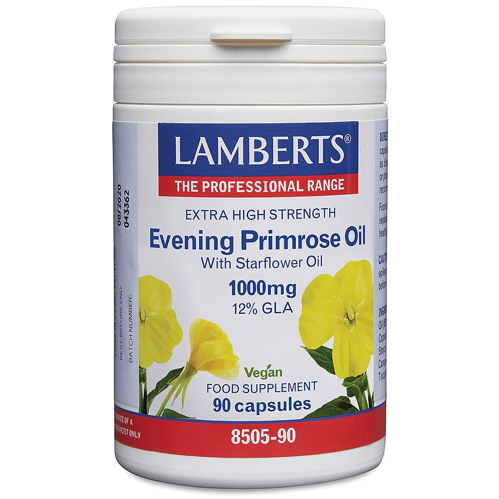Lamberts Evening Primrose Oil with Starflower Oil 1000mg 90 Capsules