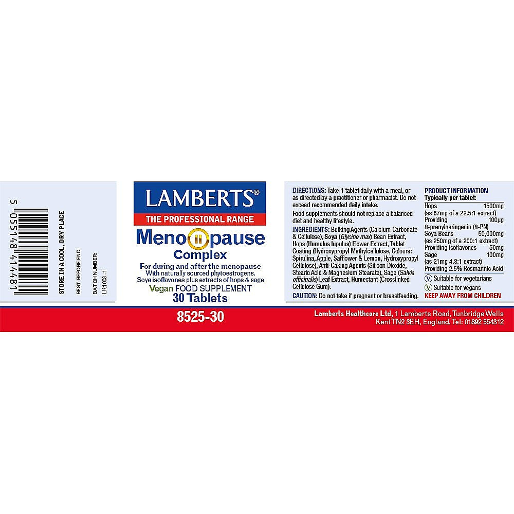 Lamberts Meno-Pause Complex 30 tablets 3