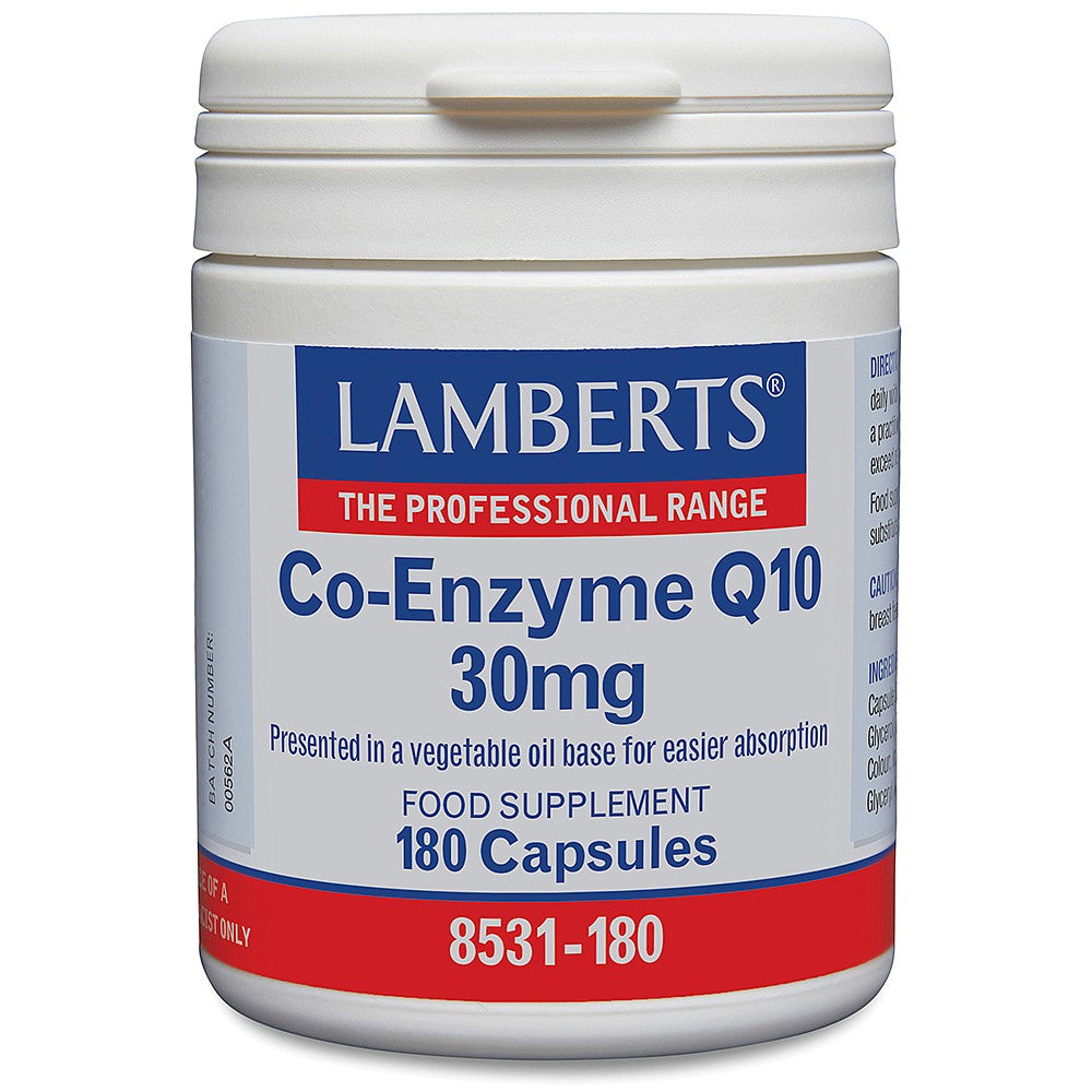 Lamberts Co-Enzyme Q10 30mg Capsules