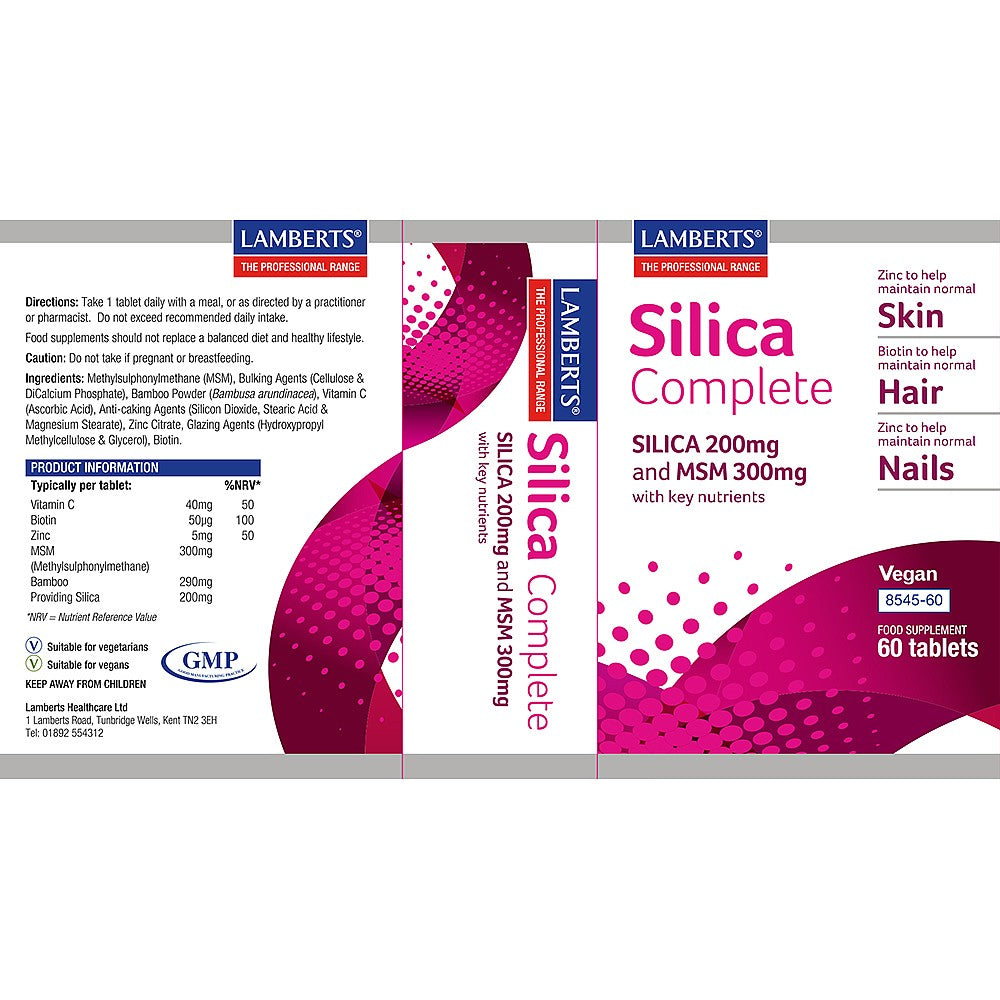 Lamberts Silica Complete 60 tablets 3