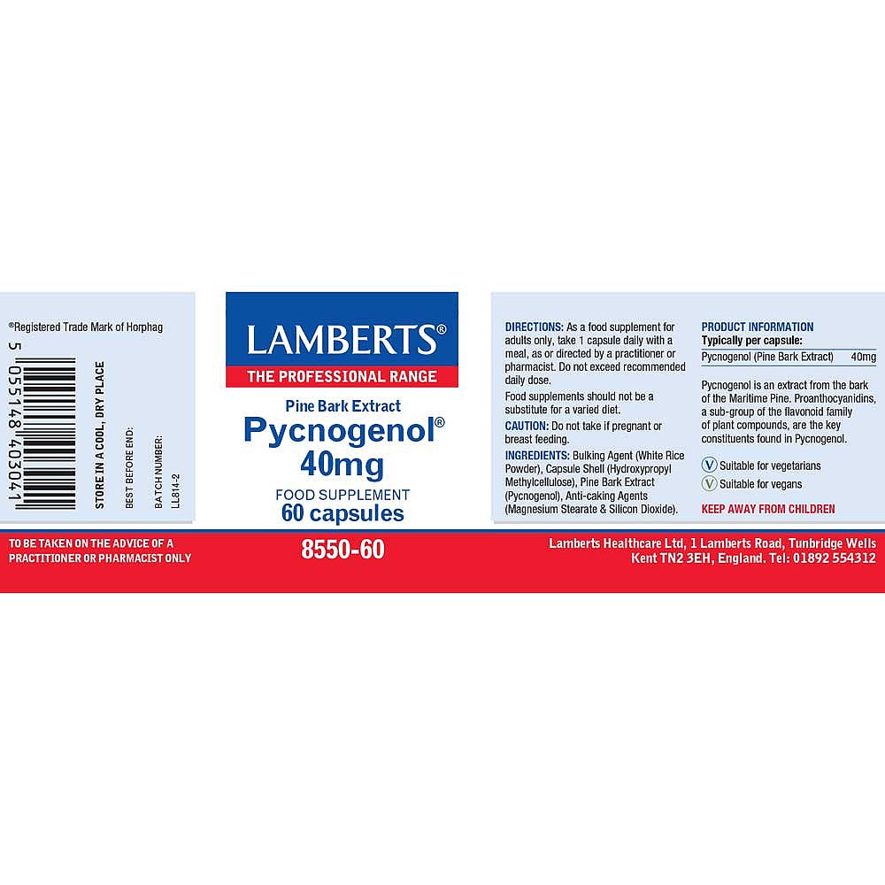Lamberts Pycnogenol® 60 capsules 3