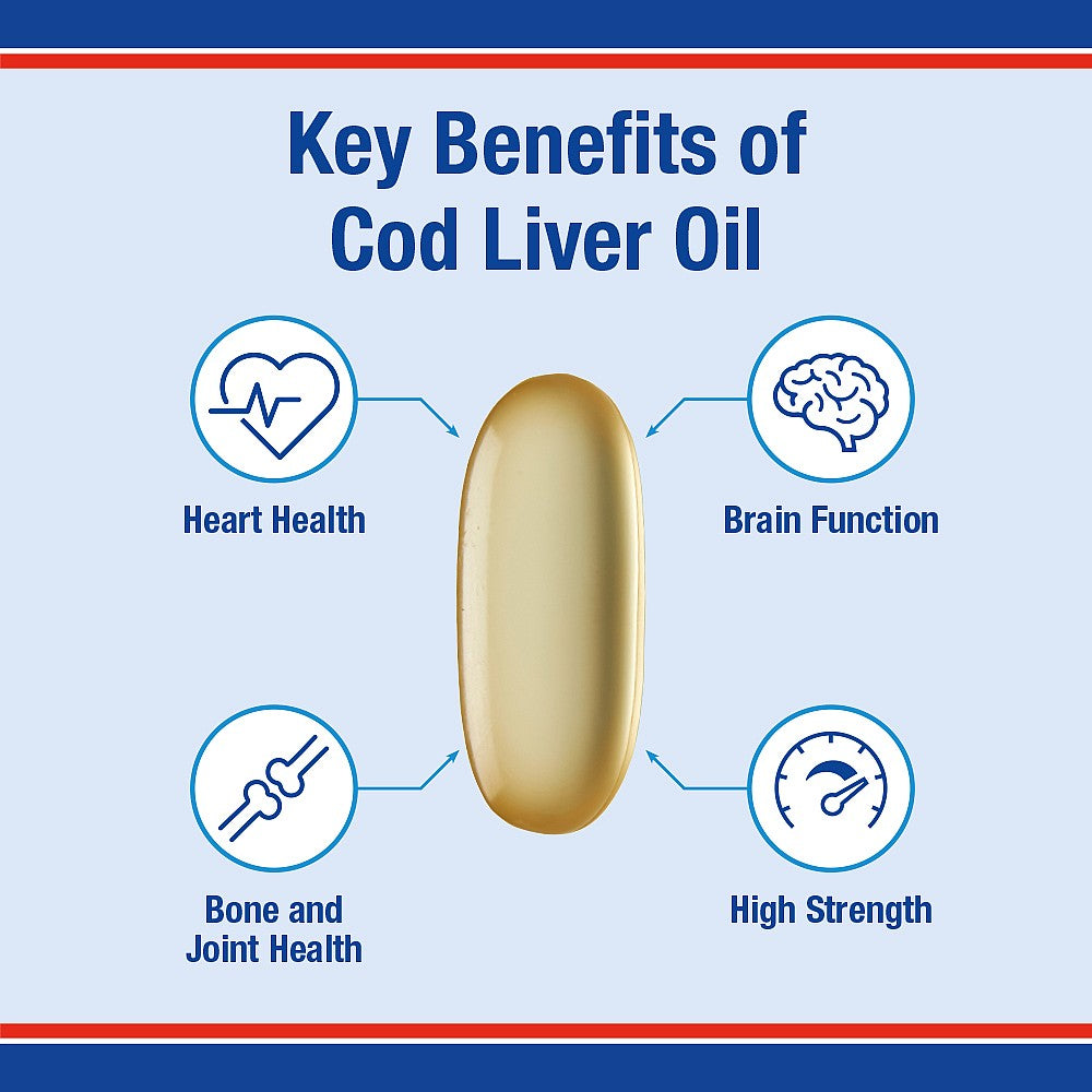 Lamberts Cod Liver Oil 1000mg 180 Capsules 4