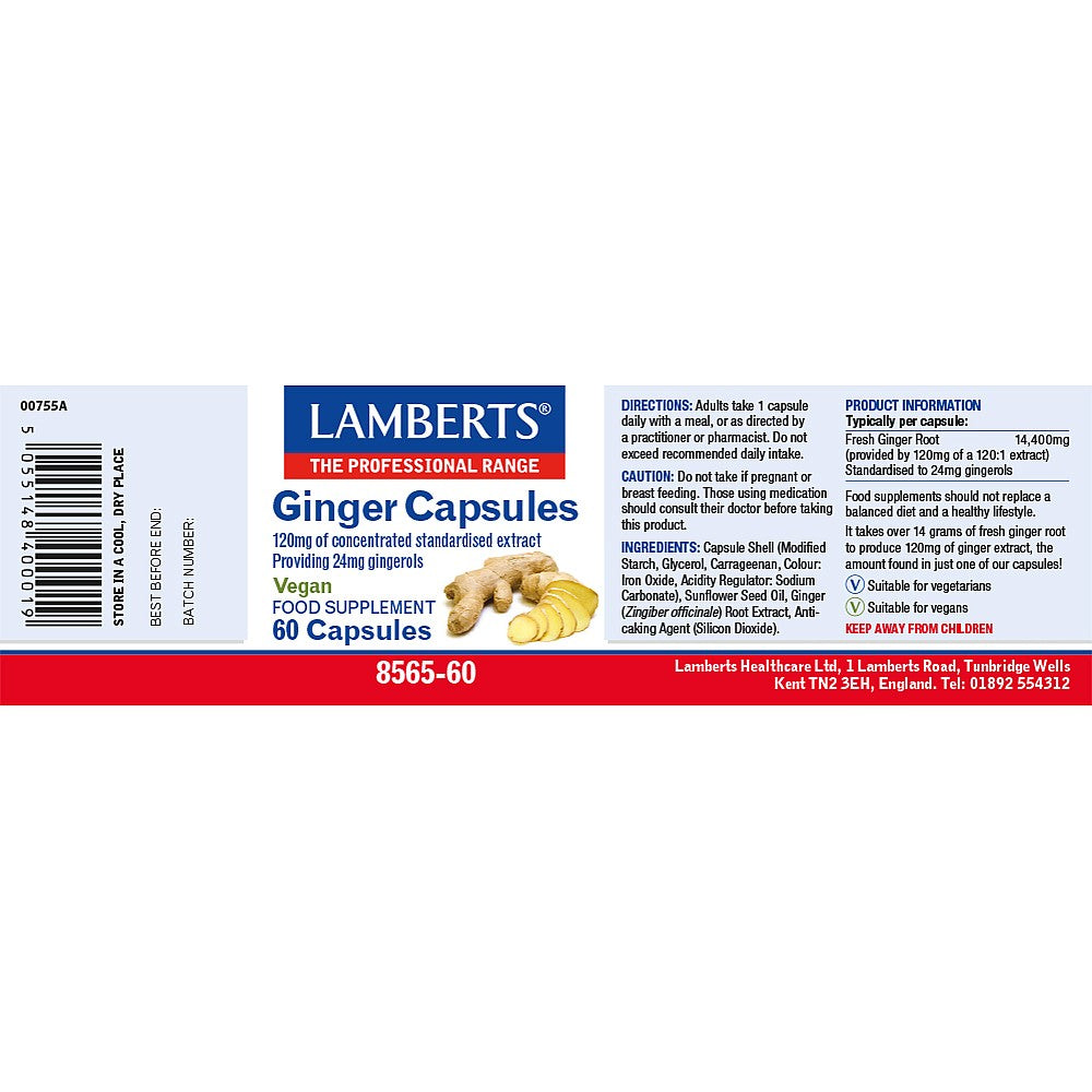 Lamberts Ginger Capsules 3