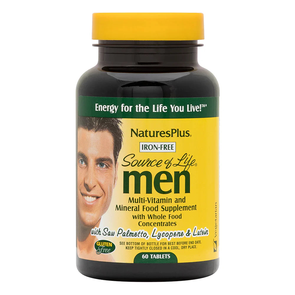 NaturesPlus Source of Life® Men Multivitamin 60 Tablets image 0