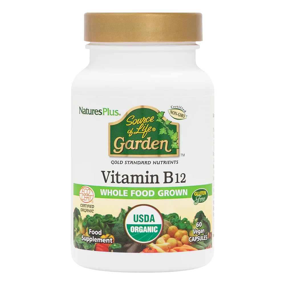 NaturesPlus Source of Life® Garden Vitamin B12 60 Capsules image 0