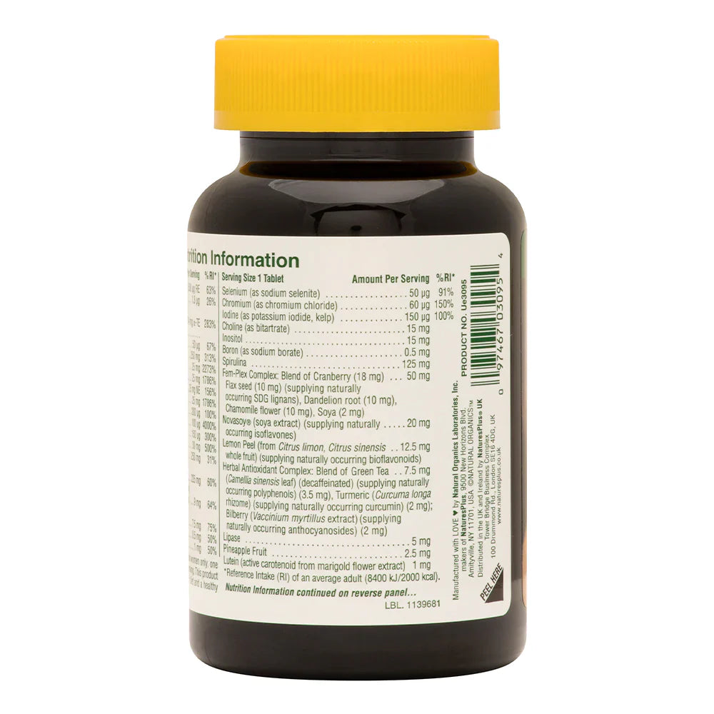 NaturesPlus Source of Life® Women Multivitamin 60 Tablets image 2