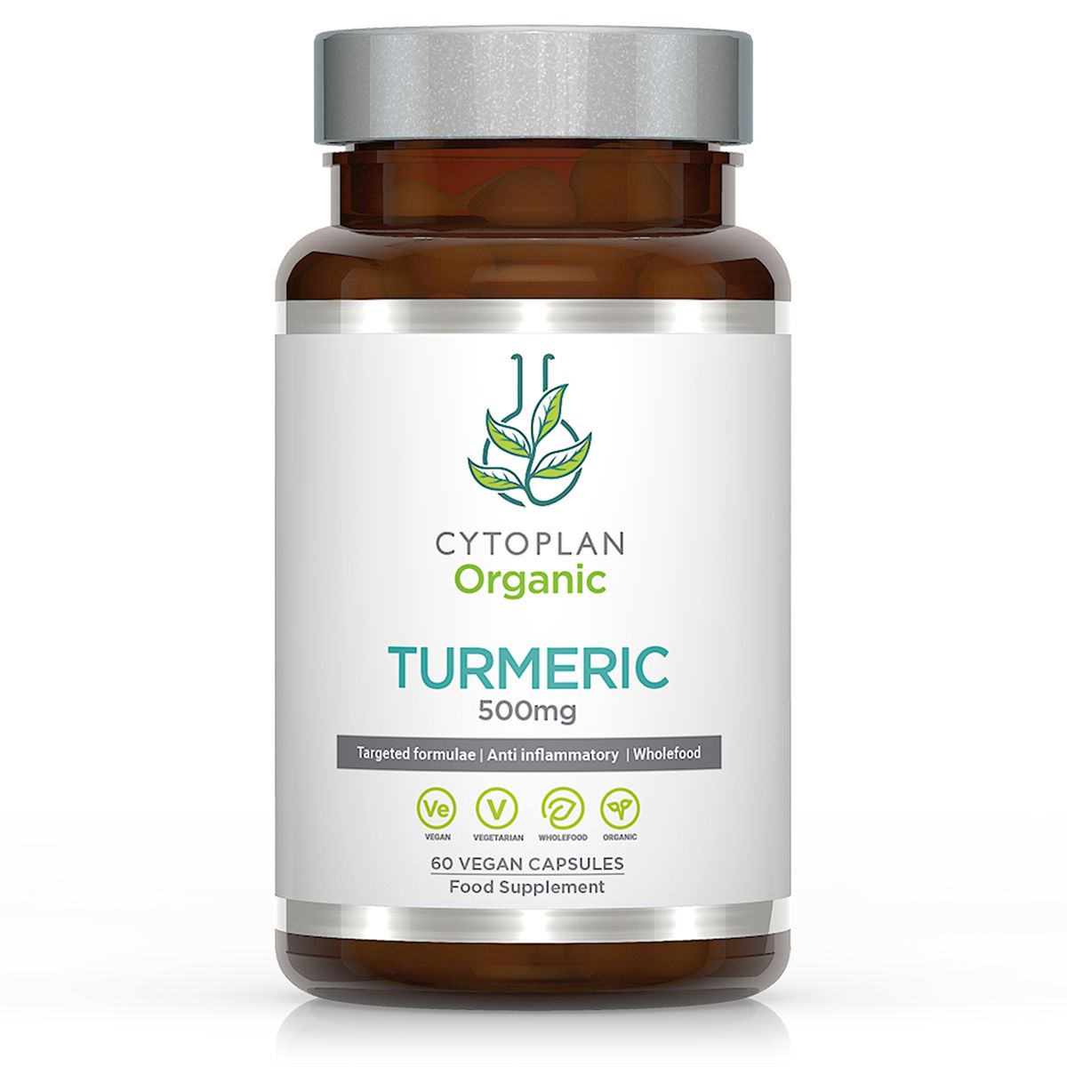 Cytoplan Organic Turmeric 500mg