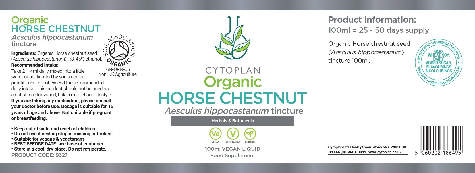 Cytoplan Organic Horse Chestnut