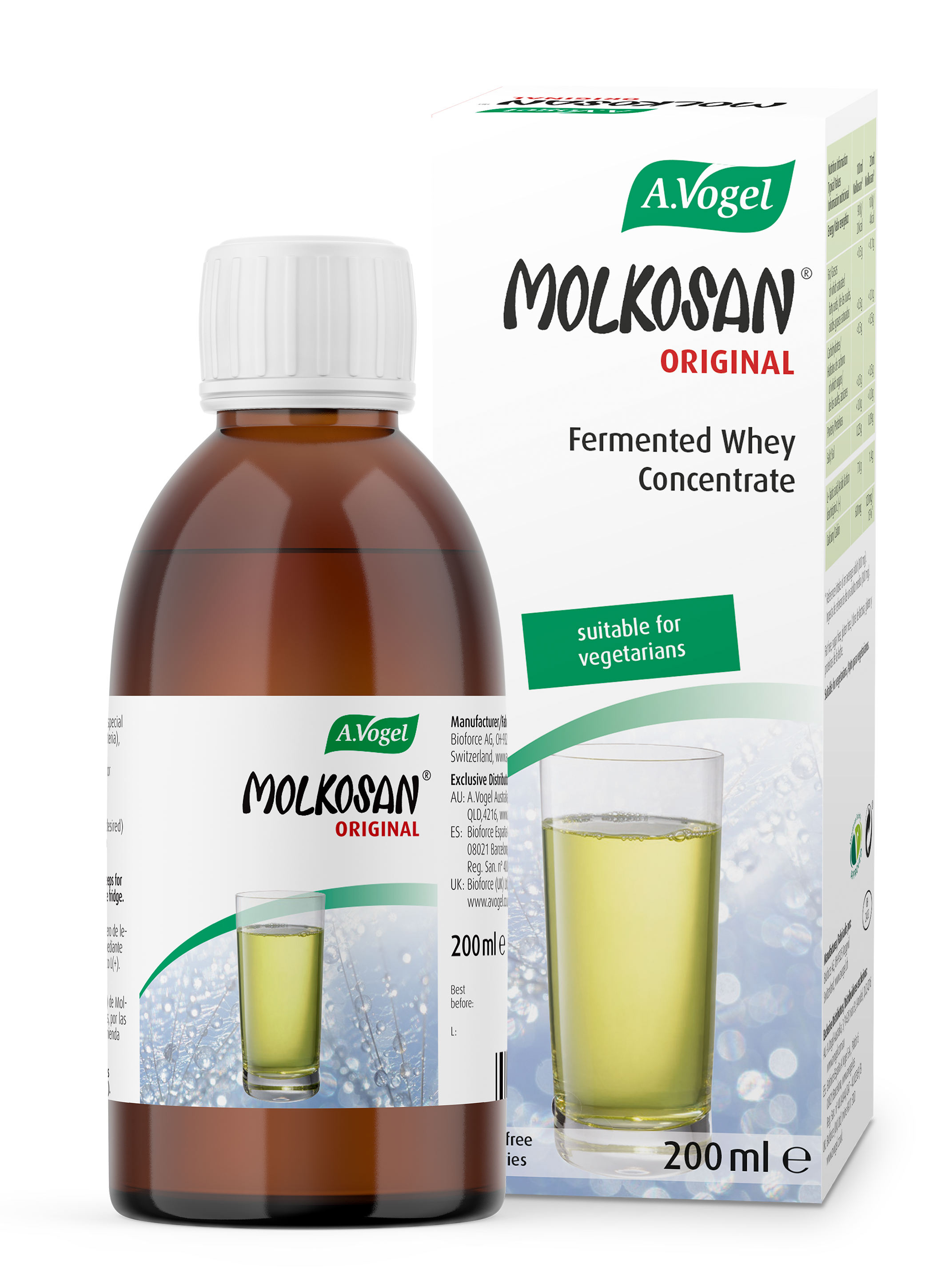 A.Vogel Molkosan Original | Contains Concentrated Whey | L+ Lactic Acid | Suitable for Vegetarians image 0