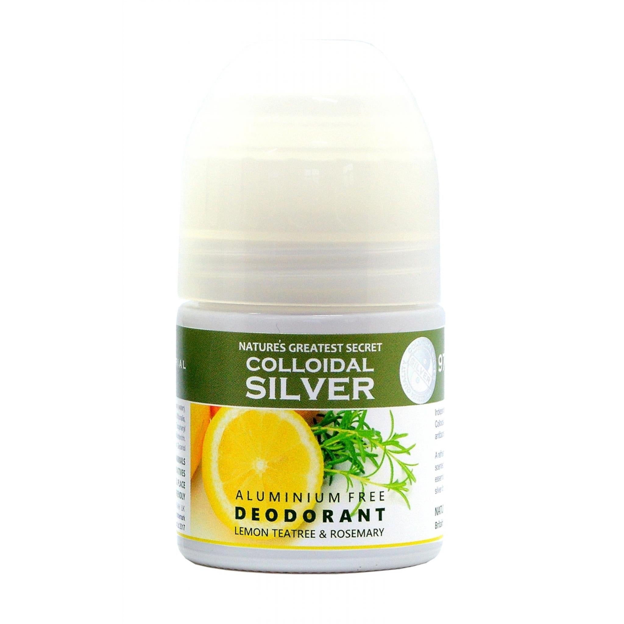 NGS Aluminium Free Antibacterial SILVERGEL DEODORANT (Lemon Teatree & Fresh Rosemary Essential Oil) 50ml image 0