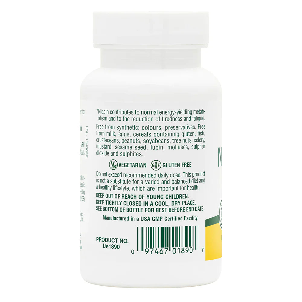 NaturesPlus Niacinamide 500mg 90 Tablets image 2