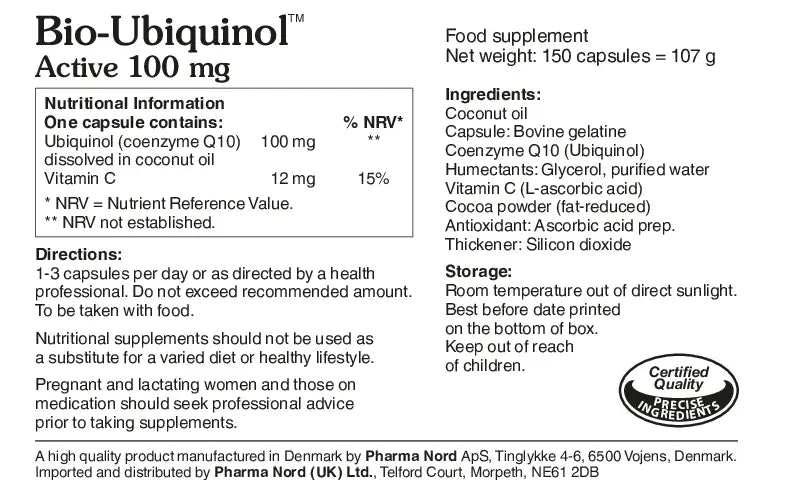Pharma Nord Bio-Ubiquinol 100mg 5