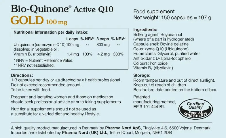 Pharma Nord Bio-Quinone Active Q10 GOLD 100mg 4
