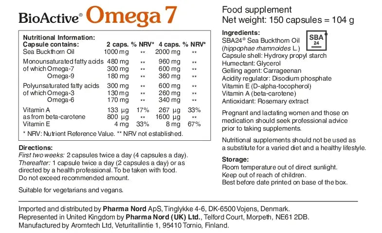 Pharma Nord Omega 7 SBA24 4