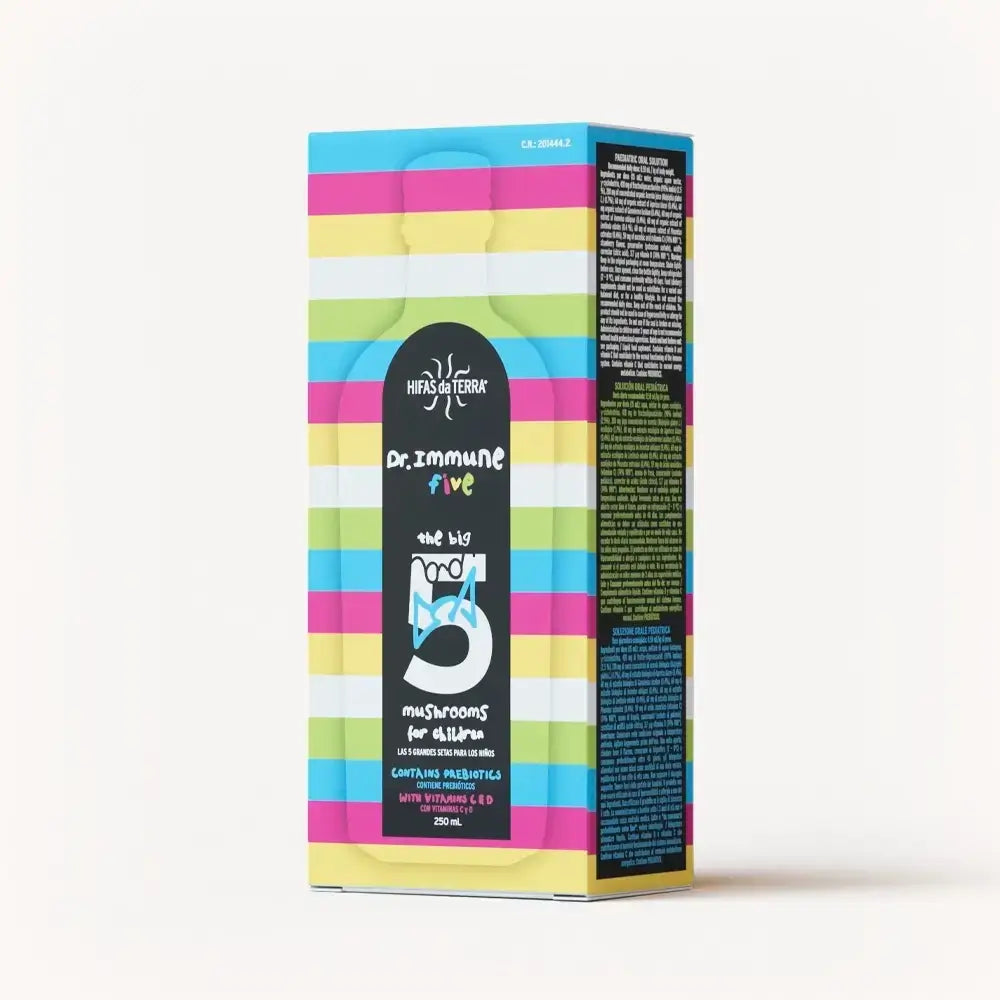 Hifas Da Terra Dr. Immune Five Syrup for defences with prebiotics and vitamins D and C 10