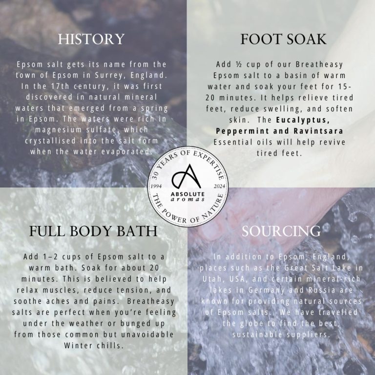 Absolute Aromas Breatheasy Epsom Bath Salt 5