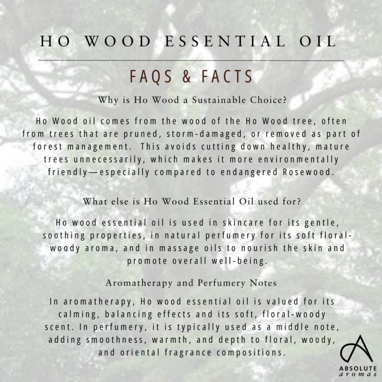 Absolute Aromas Ho Wood Essential Oil 6