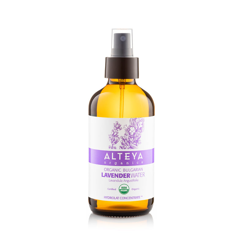 Alteya Organics Organic Bulgarian Lavender Water 240 ml - Amber Glass Bottle