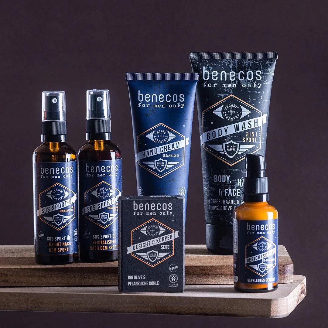 Benecos Men's Organic Arnica Infused SOS Sport Oil 3