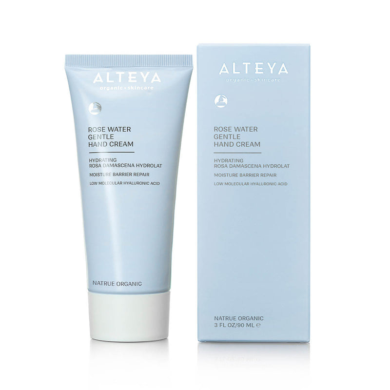 Alteya Organics Organic Rose Water Gentle Hand Cream - Hydrating Rosa Damascena Hydrolat
