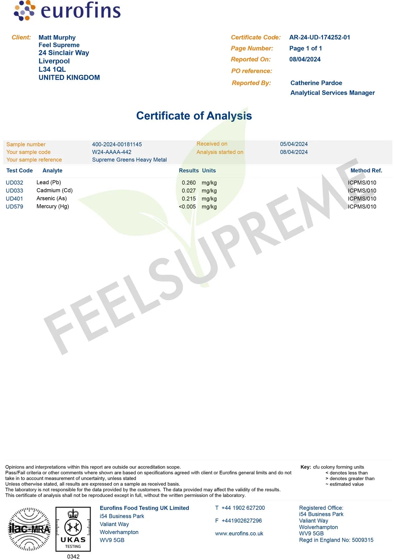 Feel Supreme Greens and Mushroom Blend 5