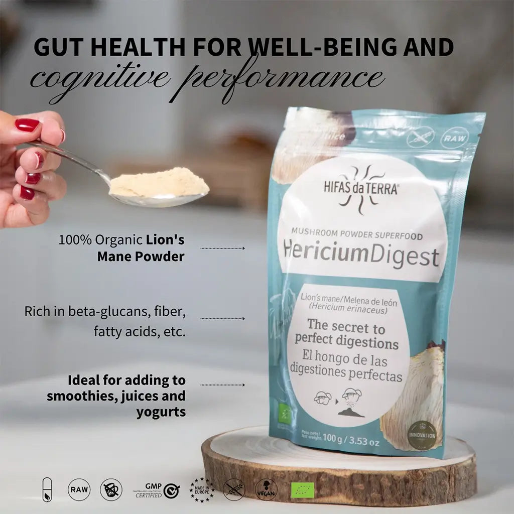 Hifas Da Terra Hericium digest powder 100% Organic Lion's Mane 3
