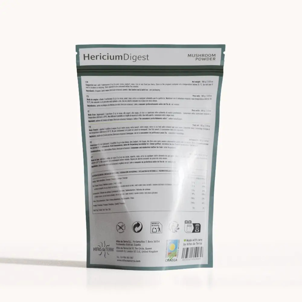 Hifas Da Terra Hericium digest powder 100% Organic Lion's Mane 4