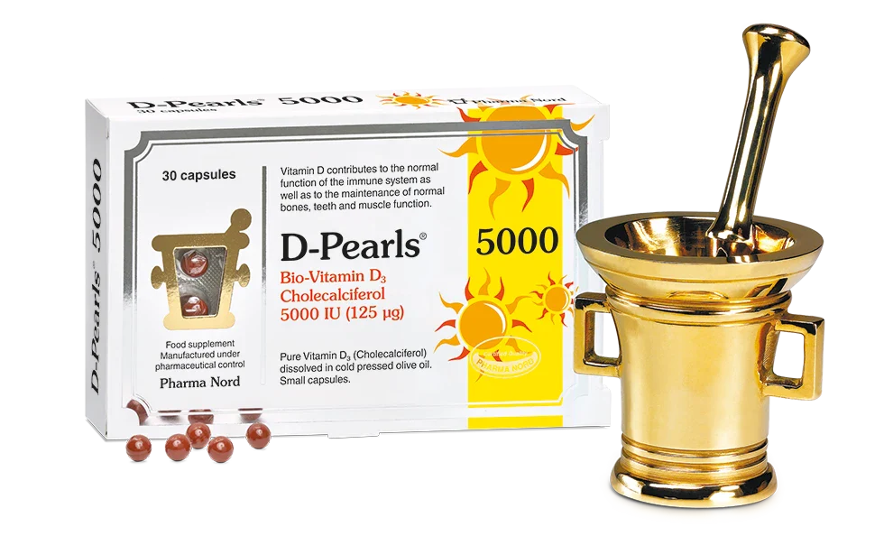 Pharma Nord D-Pearls 5000IU 125mcg
