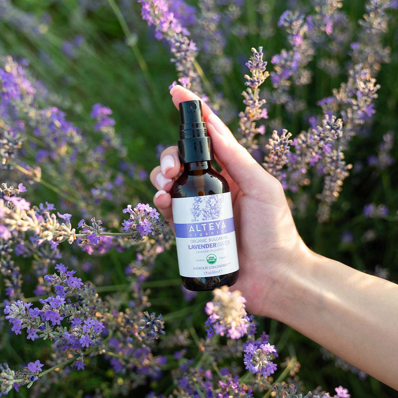 Alteya Organics Organic Bulgarian Lavender Water 60 ml - Amber Glass Bottle