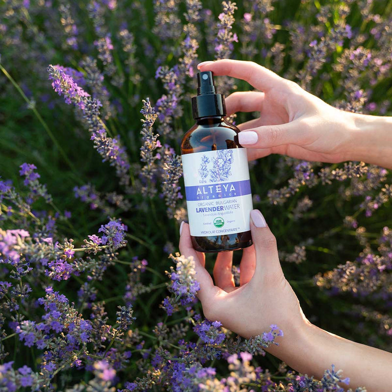 Alteya Organics Organic Bulgarian Lavender Water 240 ml - Amber Glass Bottle 3
