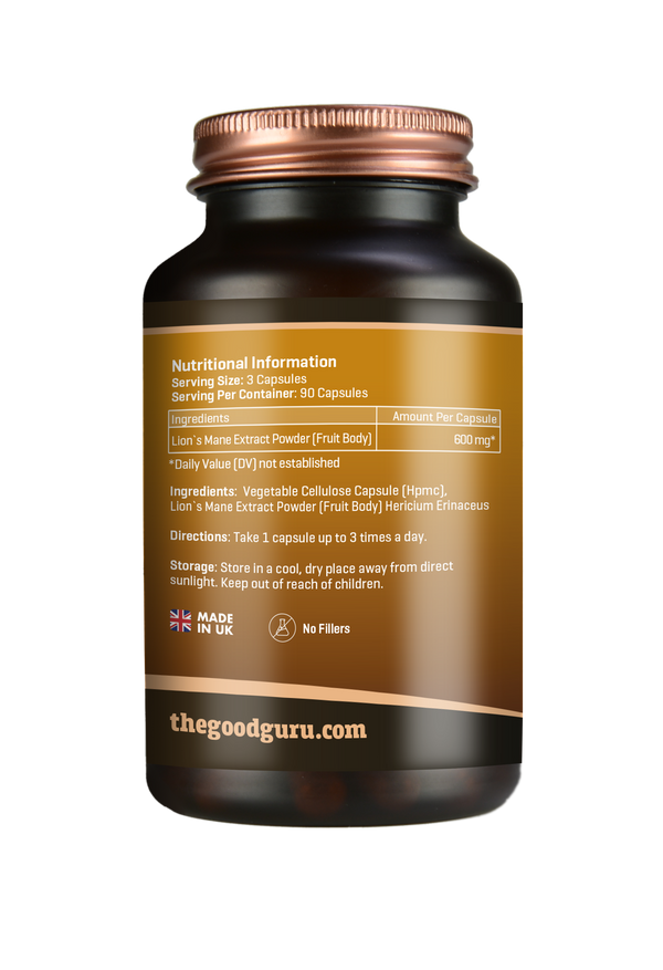 The Good Guru Lion's Mane Mushroom Extract