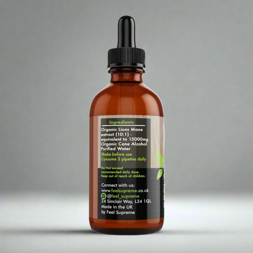 Feel Supreme Lions Mane Mushroom Liquid | 60ml 5