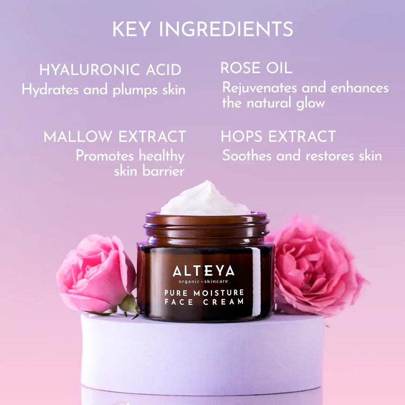 Alteya Organics Organic Luminous Rose Pure Moisture Face Cream 50 ml 3