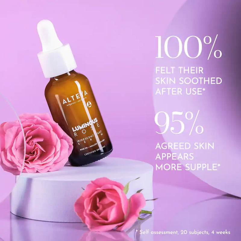 Alteya Organics Organic Luminous Rose Iridescent Light Serum 30 ml 4